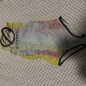 Givenchy Kids Pastel Ruffle Bodysuit